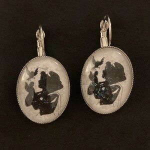 Disney Cinderella Glittery silhouette Earrings
